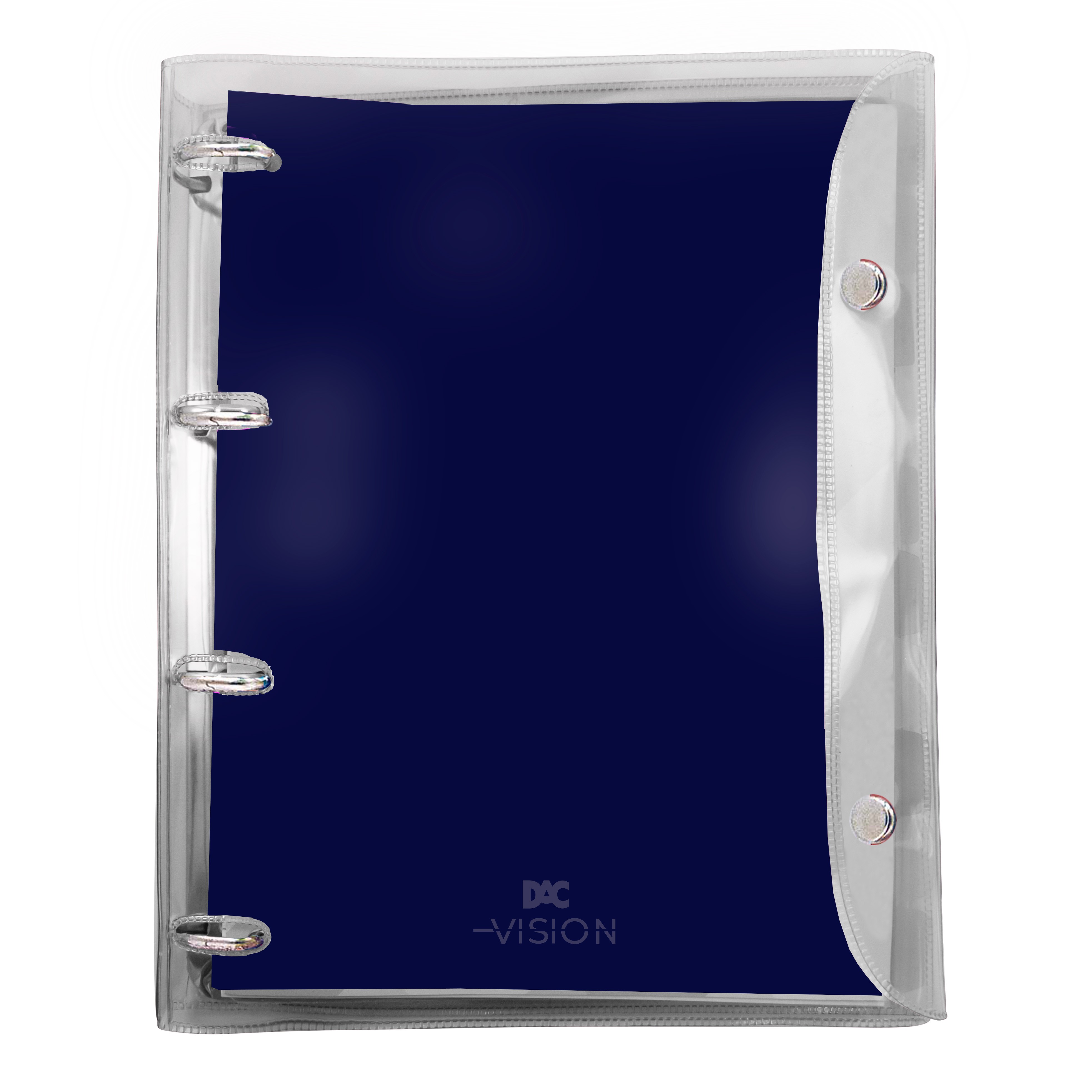 Fichário Universitário PVC Cristal Vision Azul - 3991