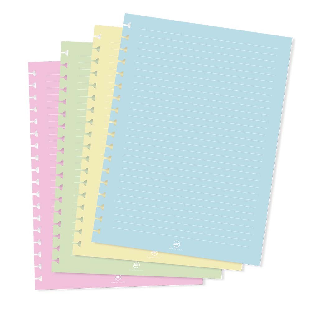 Refil de Folhas para Caderno Smart Mini Colorida - 4168RE
