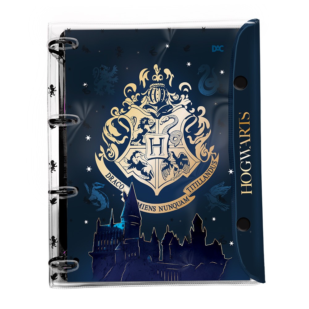 Fichário Universitário PVC Cristal Harry Potter - 4566