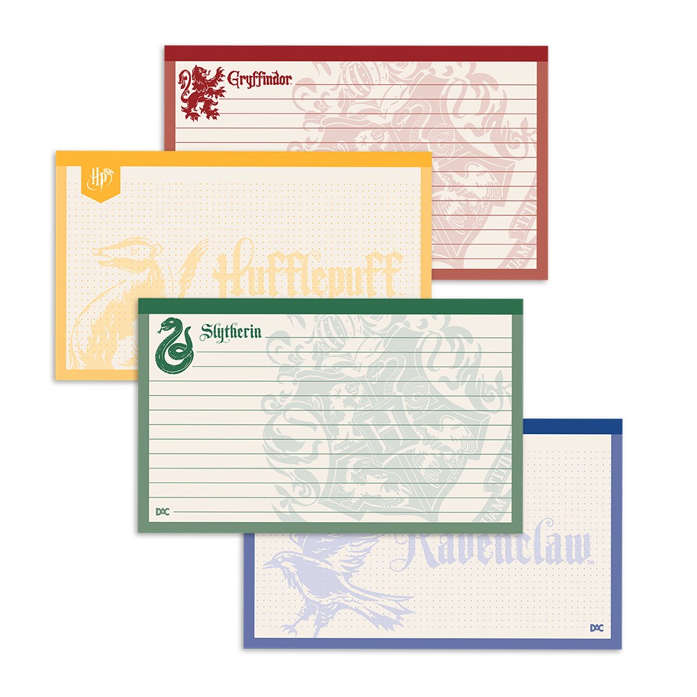 Bloco de Fichas para Anotações Harry Potter - 4626
