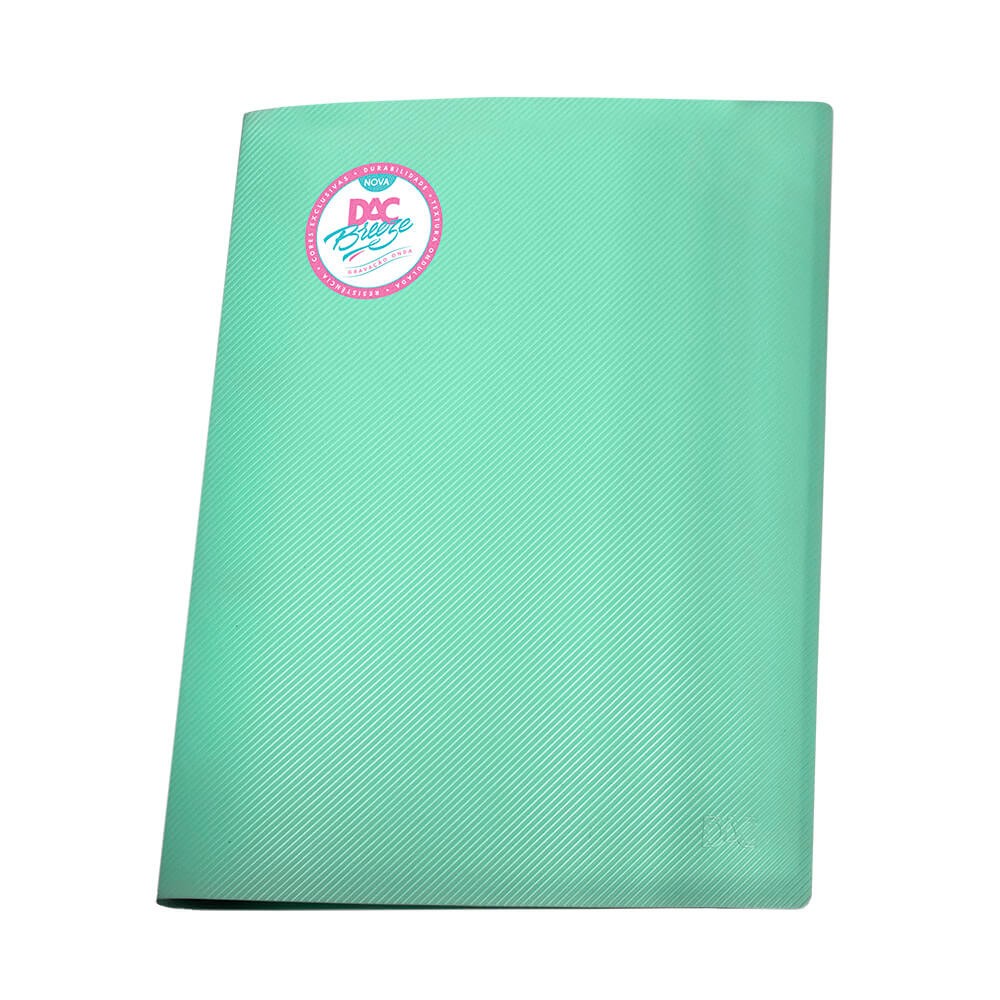 Pasta Catálogo A4 Verde com 10 Envelopes Médios - 808PP-VD