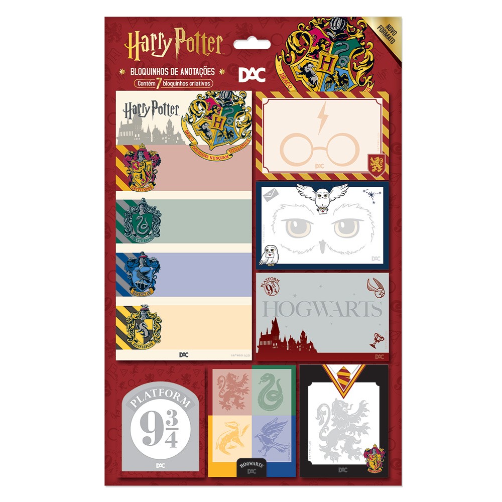 Blocos de AnotaÃ§Ãµes Harry Potter - 5354