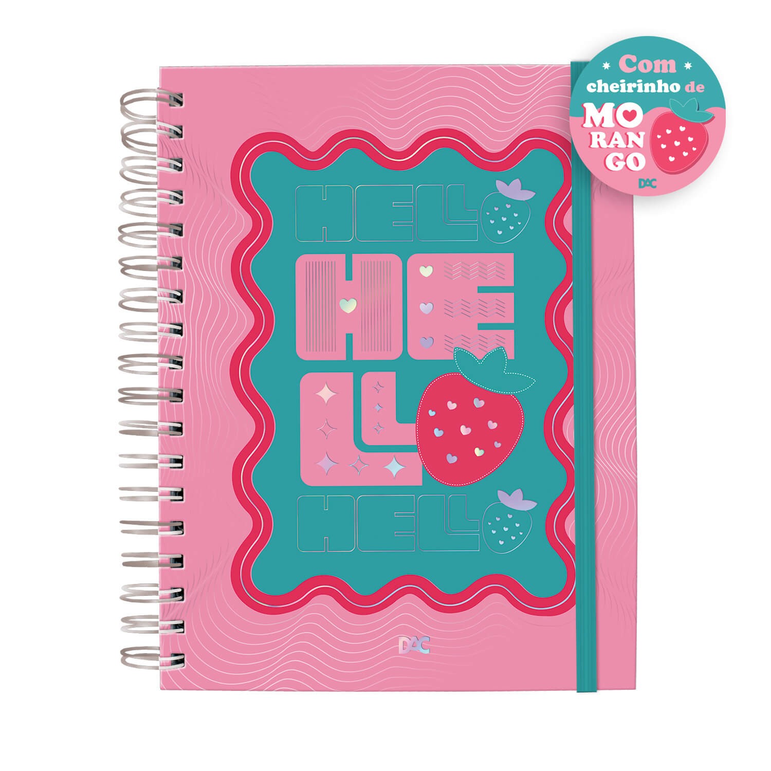 Caderno Smart Colegial Morango - 4482
