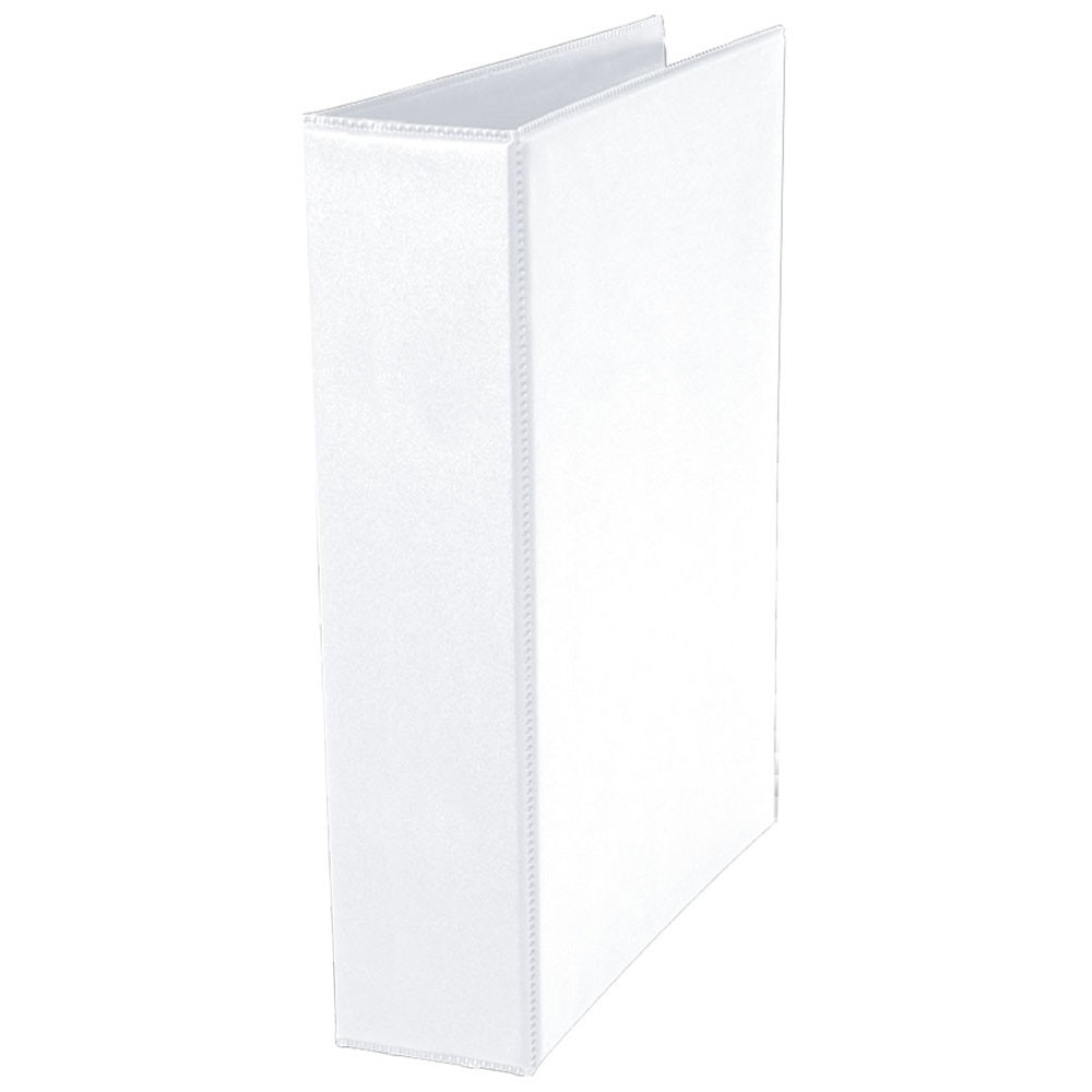Fichário Arquivo Personalizável A4 4 argolas Lombo 60 mm Branco - 7063BR