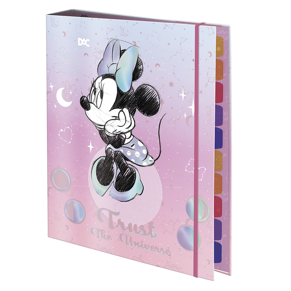 Fichário Universitário com Elástico Minnie - 4650