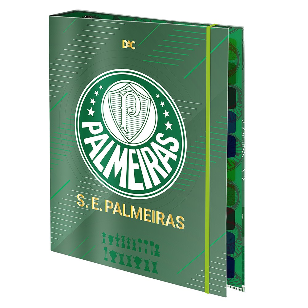 Fichário Universitário com Elástico Palmeiras - 5260
