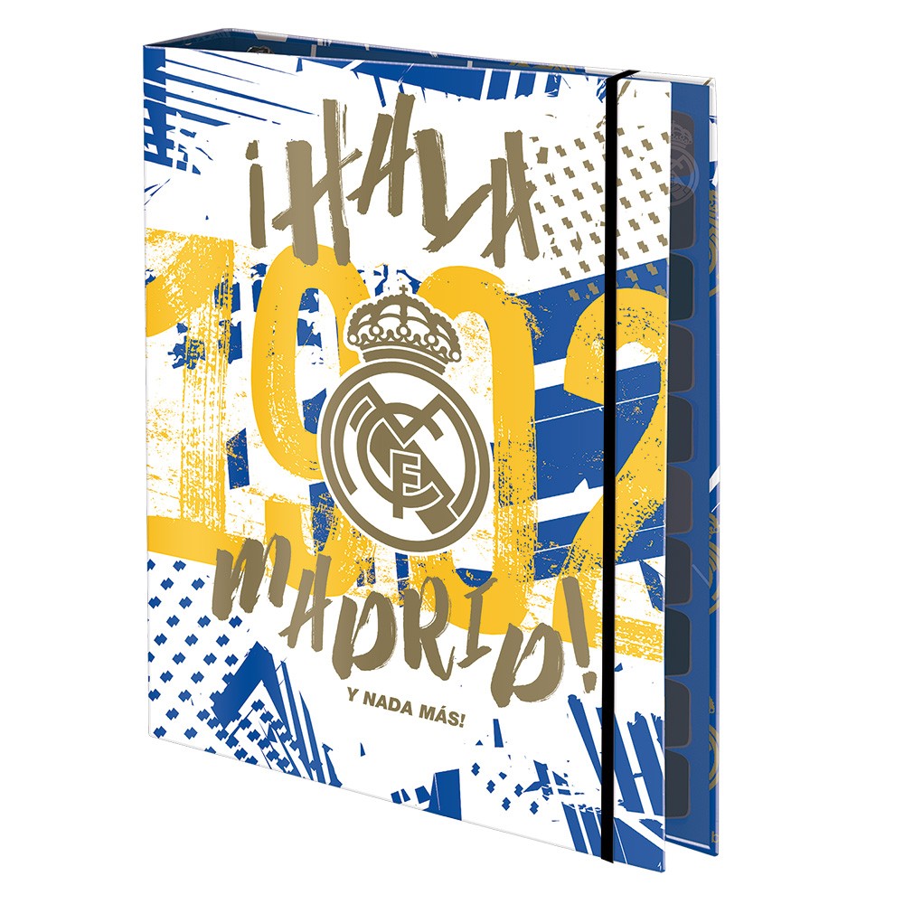 Fichário Universitário com Elástico Real Madrid - 5241