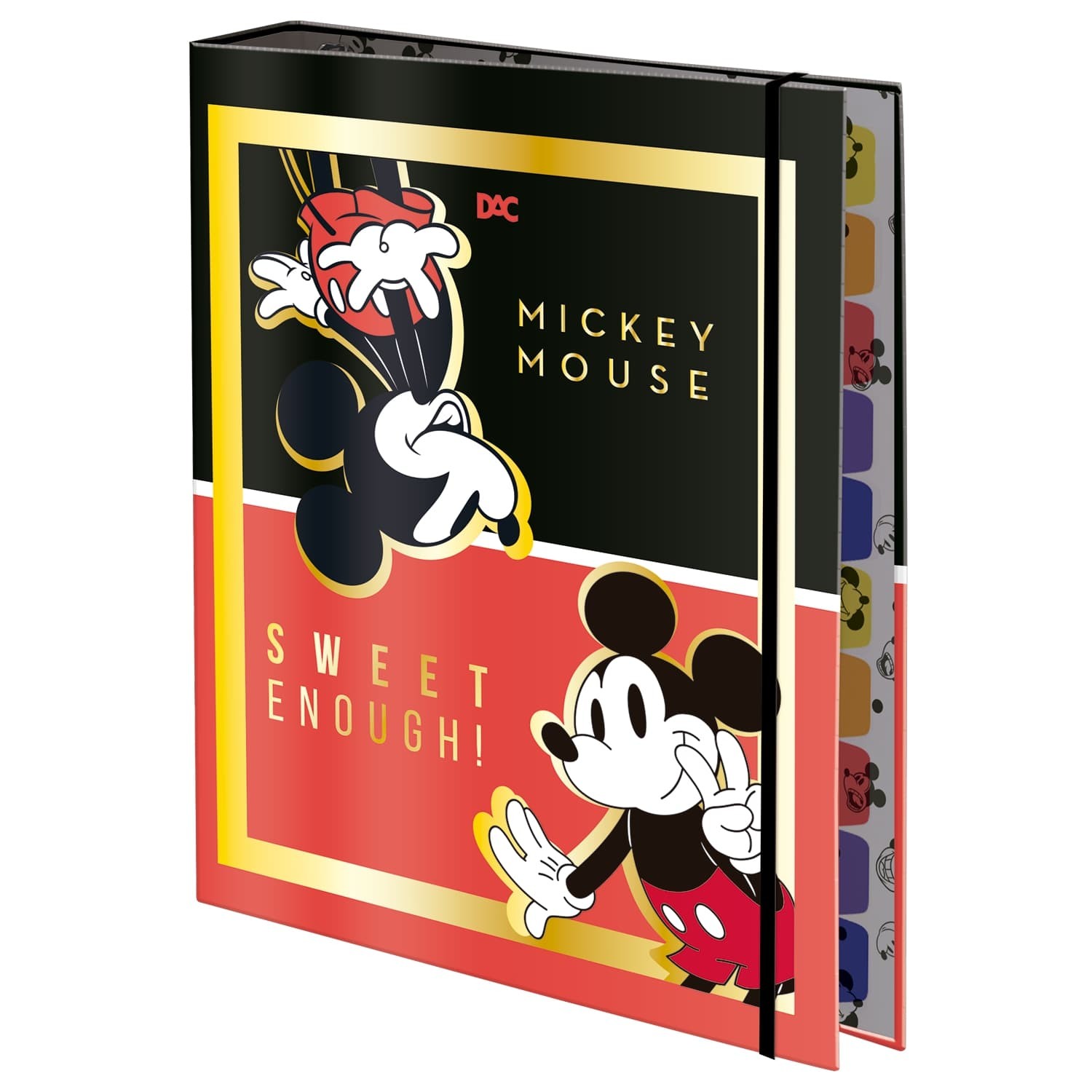 Fichário Universitário com Elástico Mickey - 4403