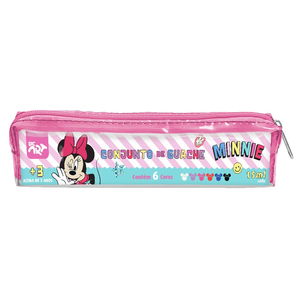 Kit Estojo com Guache Minnie - 4886