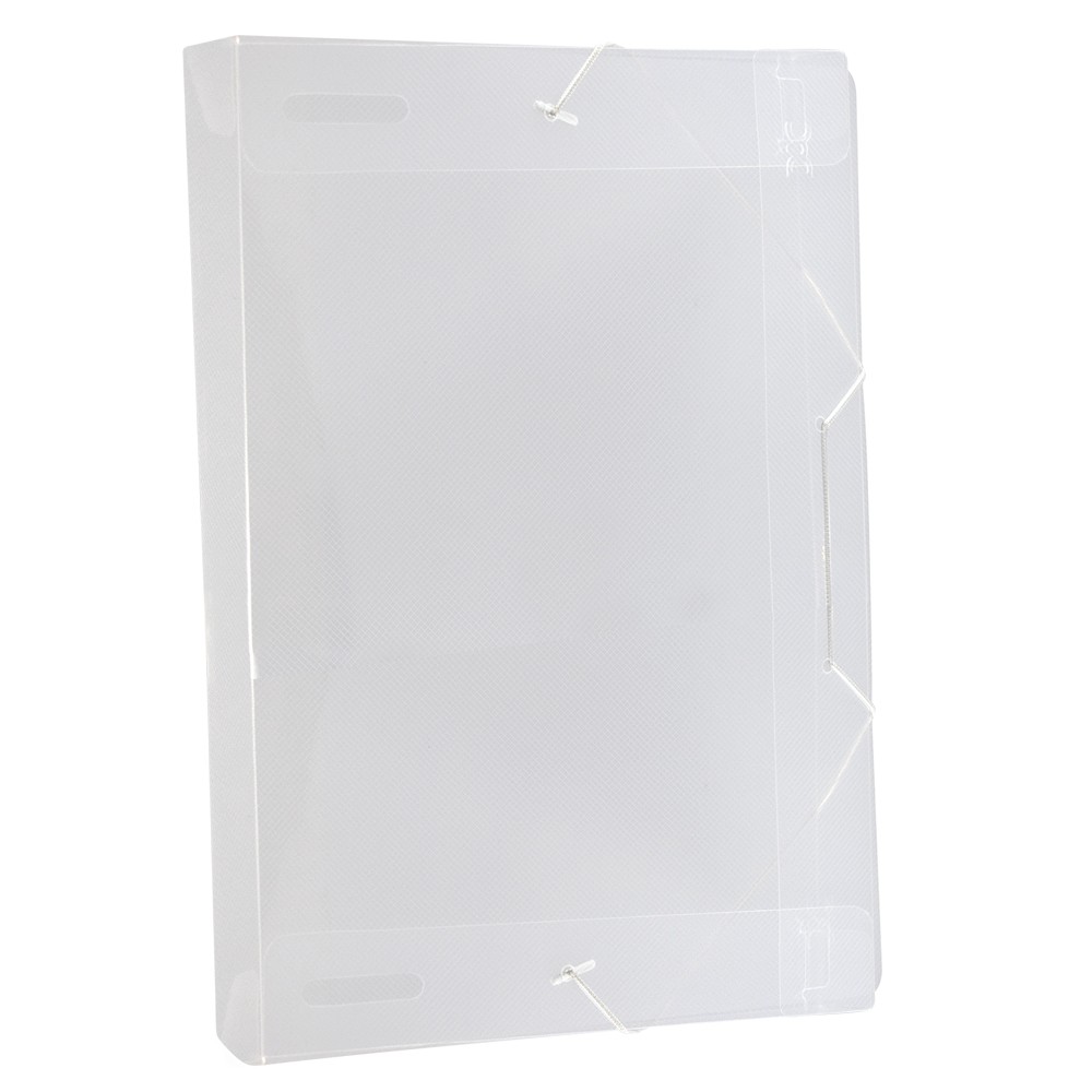 Pasta Aba Elástica Line Lombo 4cm Transparente - 504PP-TR