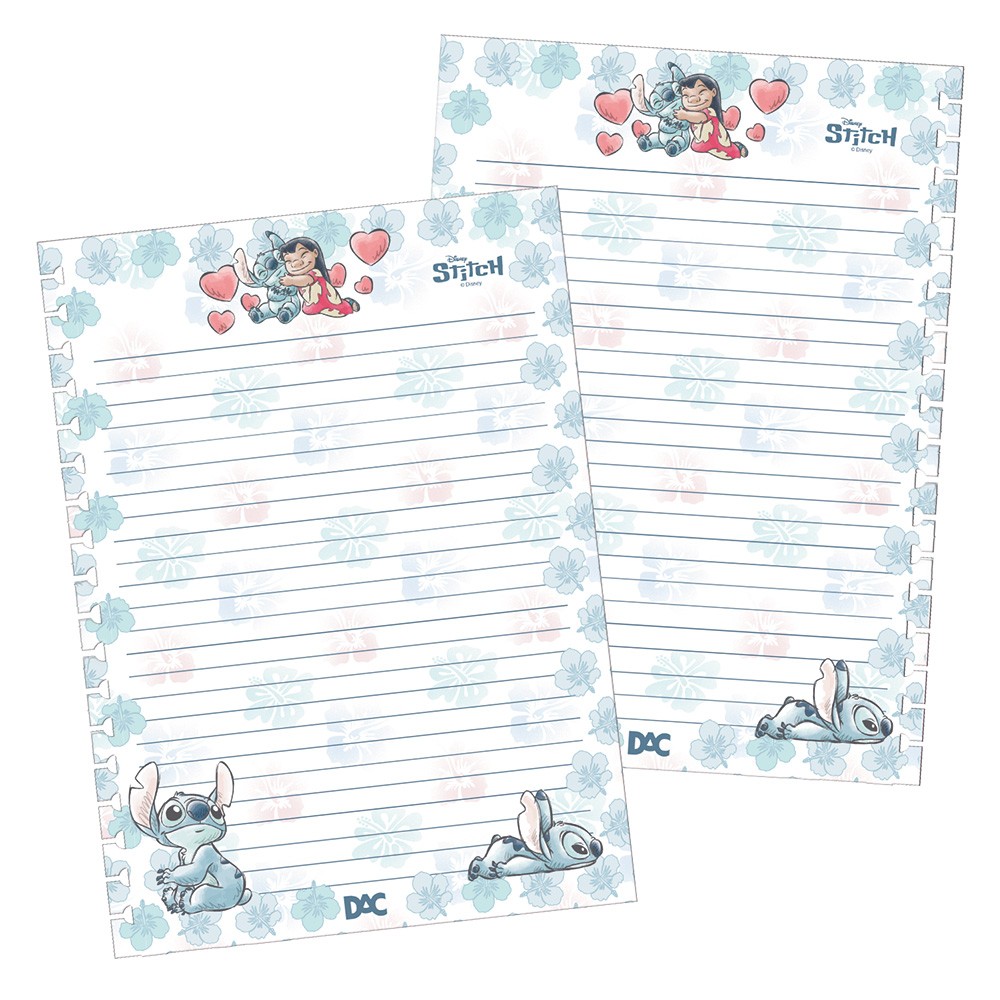 Refil de Folhas para Caderno Smart UniversitÃ¡rio Stitch - 5390