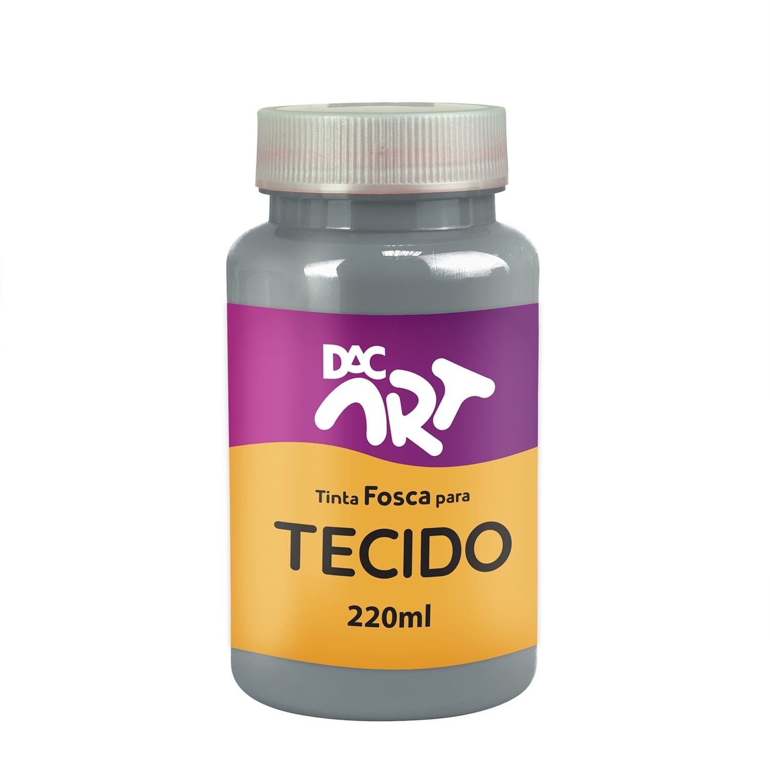 Tinta Fosca para Tecido 220ml Cinza - 22003-29