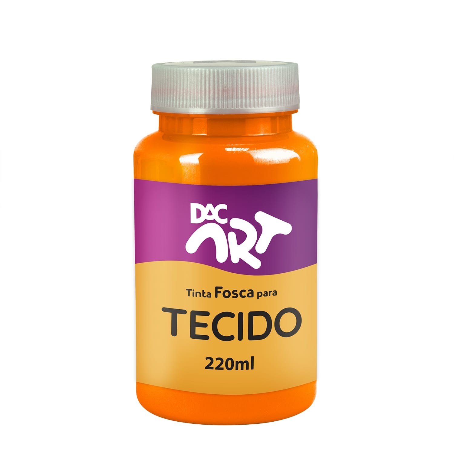 Tinta Fosca para Tecido 220ml Laranja - 22003-9