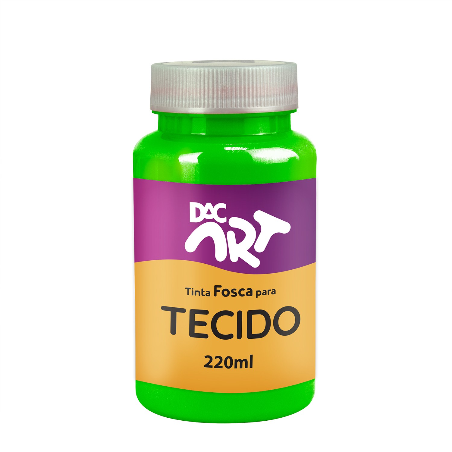 Tinta Fosca para Tecido 220ml Verde Folha - 22003-12