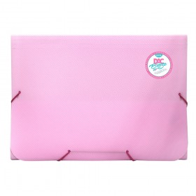 Pasta Sanfonada A4 com 12 Divisões Breeze Rosa - 811PP-RS