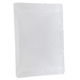Pasta Aba Elástica Line Lombo 4cm Transparente - 504PP-TR