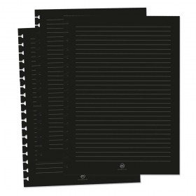 Refil de Folhas para Caderno Smart Universitário Preta - 1817RE