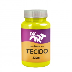 Tinta Fosca para Tecido 220ml Amarelo Limão - 22003-14