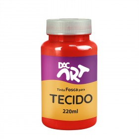 Tinta Fosca para Tecido 220ml Vermelho Tomate - 22003-7
