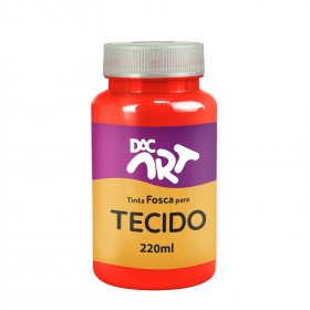 Tinta Fosca para Tecido 220ml Vermelho Vivo - 22003-8