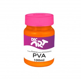 Tinta PVA Fosca 100ml Laranja - 26002-9