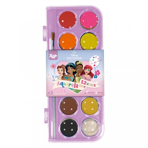 Paleta de Tinta Aquarela Princesas - 4725