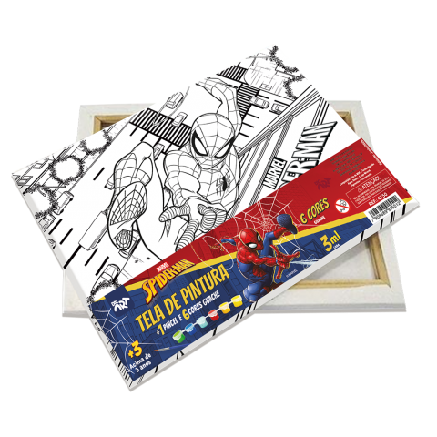 Kit Tela para Pintura Homem Aranha - 4750