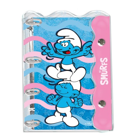 Fichário Universitário PVC Cristal Smurfs - 5315