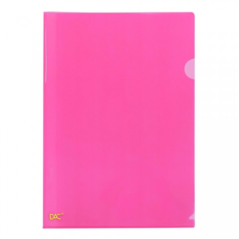 Pasta em L A4 Color Bubble Rosa - 10 unidades - 910PP-RS