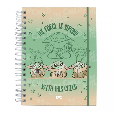 Caderno Smart Mini Baby Yoda - 4216