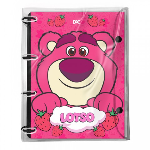 FichÃ¡rio UniversitÃ¡rio PVC Cristal Lotso - 5398