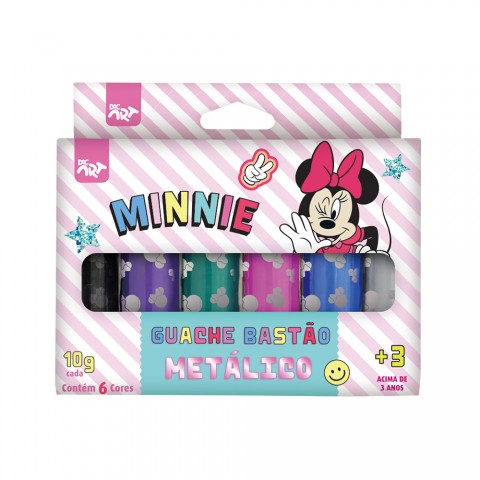 Guache Bastão Metálica Minnie - 4765