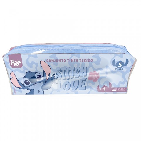 Kit Estojo com Tinta de Tecido Stitch - 4994