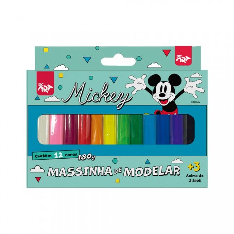 Massinha de Modelar 12 Cores Mickey - 4695