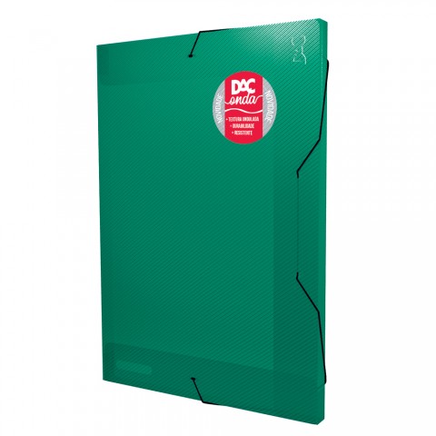 Pasta Aba Elástica Onda Lombo 2cm Verde - 402PP-VD