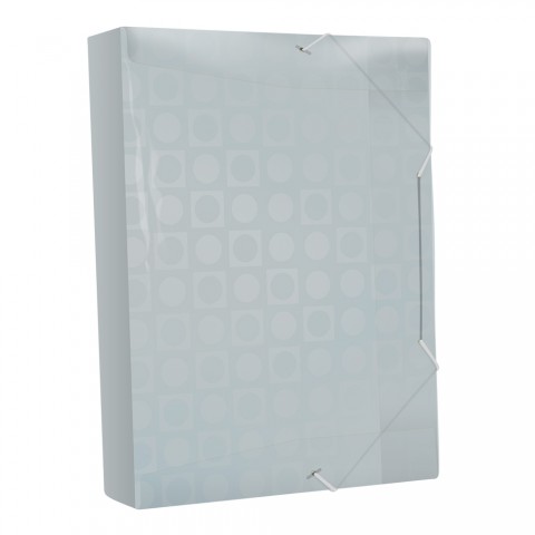 Pasta Aba Elástica Vision Lombo 5,5cm Transparente - 305TR