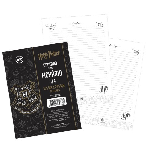 Refil de Folhas para Fichário Colegial Harry Potter - 285RE