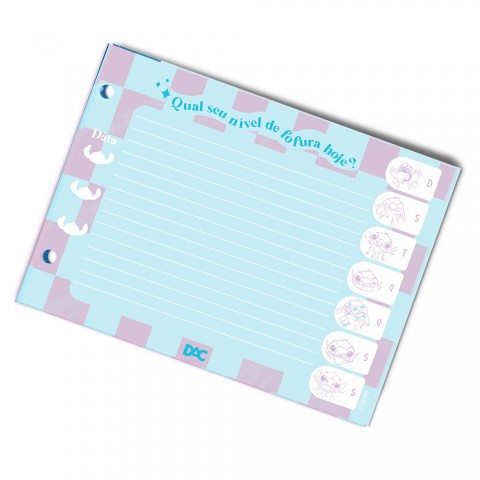 Refil de Folhas para Mini Fichário Stitch - 4078RE