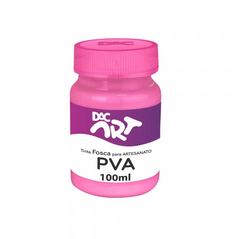 Tinta PVA Fosca 100ml Rosa - 26002-16