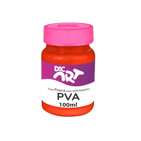 Tinta PVA Fosca 100ml Vermelho Fogo - 26002-18