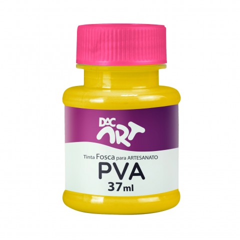 Tinta PVA Fosca 37ml Amarelo Ouro - 26001-3