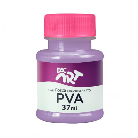 Tinta PVA Fosca 37ml Lilás - 26001-26