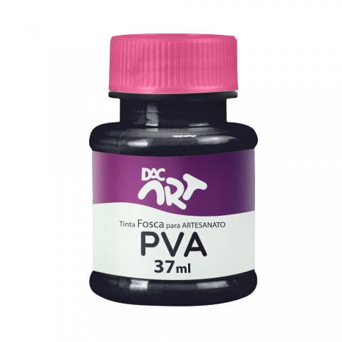Tinta PVA Fosca 37ml Preta - 26001-2