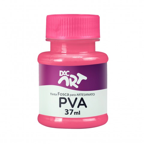 Tinta PVA Fosca 37ml Rosa Escuro - 26001-19