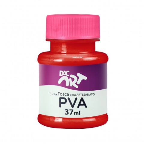 Tinta PVA Fosca 37ml Vermelho Tomate - 26001-7