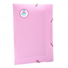 Pasta Aba Elástica Brezze Sem Lombo Rosa - 801PP-RS
