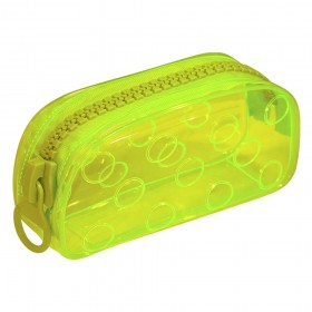 Estojo PVC Cristal Bubble Verde - E191VD