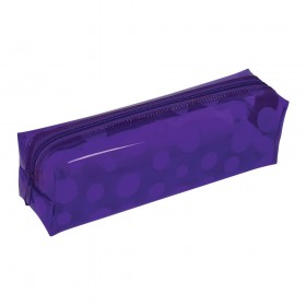 Estojo PVC Cristal Circle Roxo - E192RX