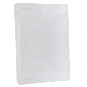 Pasta Aba Elástica Line Lombo 5,5cm Transparente - 505PP-TR