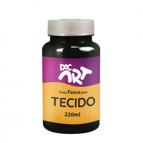 Tinta Fosca para Tecido 220ml Preta - 22003-2